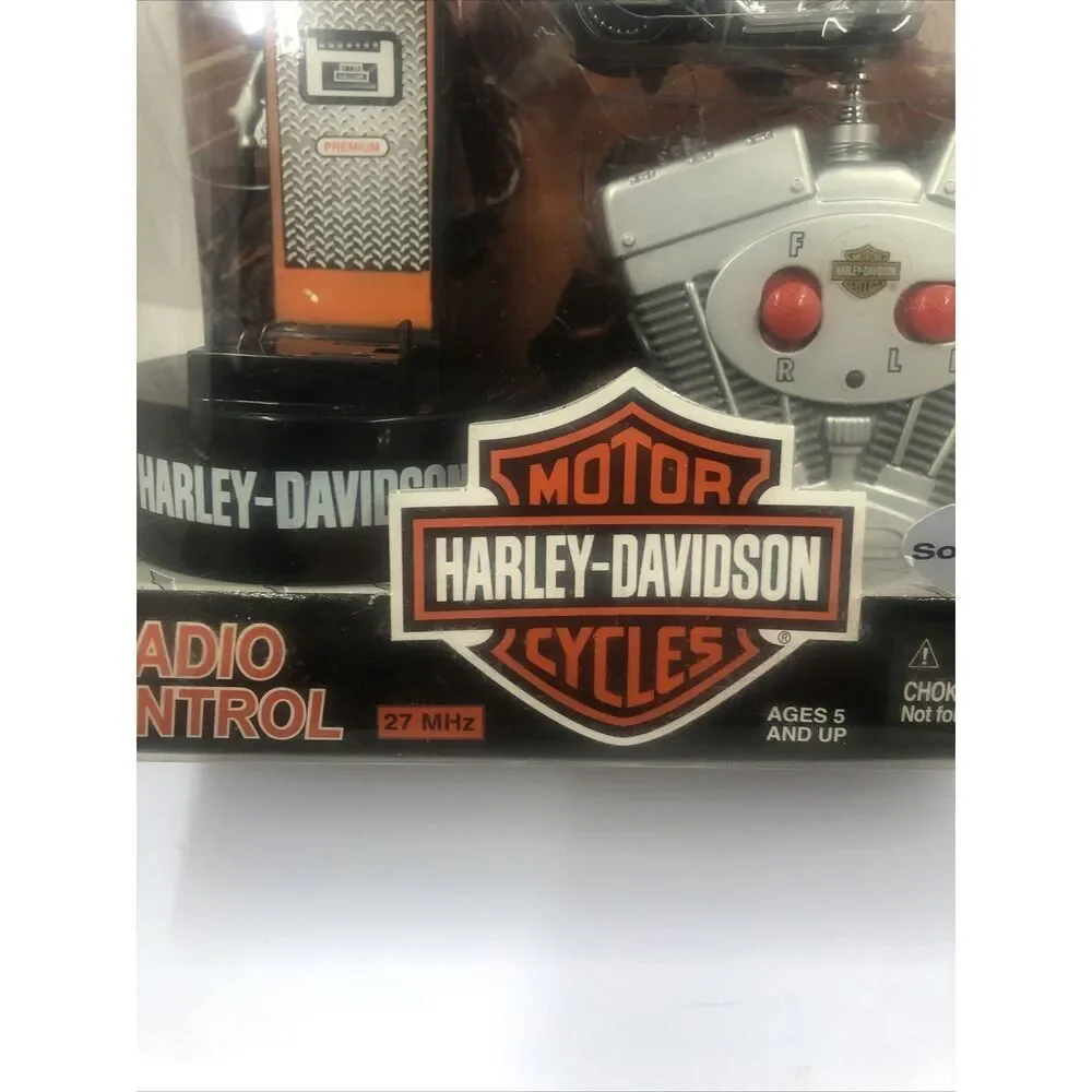 2003 Planet Toys Harley Davidson Radio Control Softail Deuce 27 MHz. Vtg. Read